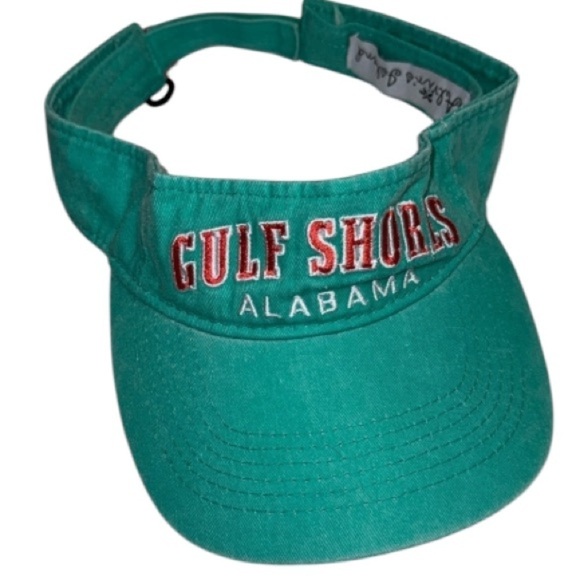 Gulf shores hat sun visor burn out sun washed Alvin’s Island adjustable - Picture 4 of 4